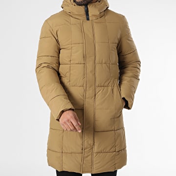 Kymaxx - Doudoune Capuche Longue Beige