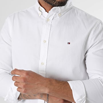 Camisa tommy blanca hombre clearance