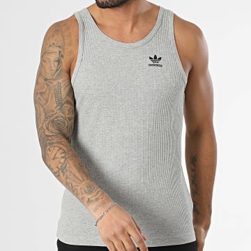 Adidas Originals - Camiseta de tirantes Essential IY7350 Gris jaspeado