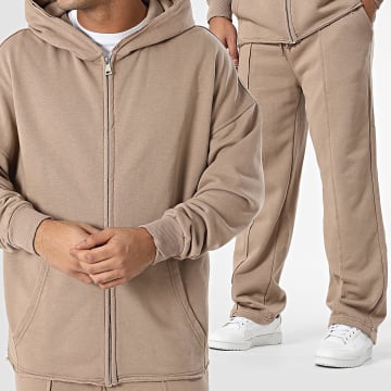 Classic Series - Ensemble De Survetement Beige Foncé