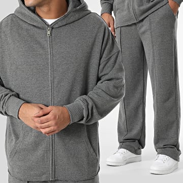 Classic Series - Ensemble De Survetement Gris Anthracite Chiné