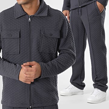 Classic Series - Ensemble Veste Zippée Et Pantalon Jogging Gris Anthracite