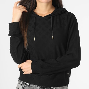 Guess - Sweat Capuche Femme V5RQ21-KCLG2 Noir Doré