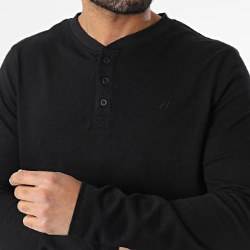 Blend - Tee Shirt Manches Longues 20717180 Noir