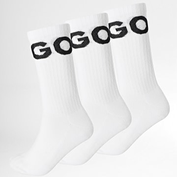 HUGO - Lot De 3 Paires De Chaussettes Iconic 50531517 Blanc
