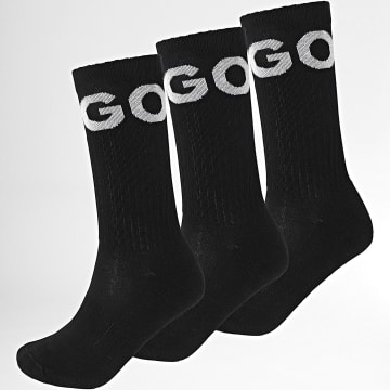 HUGO - Lot De 3 Paires De Chaussettes Iconic 50531517 Noir