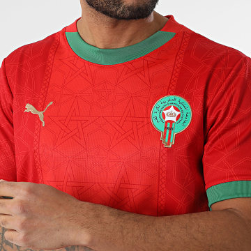 Puma - Marruecos Fútbol Jersey FRMF Home Jersey Replica 777696 Rojo