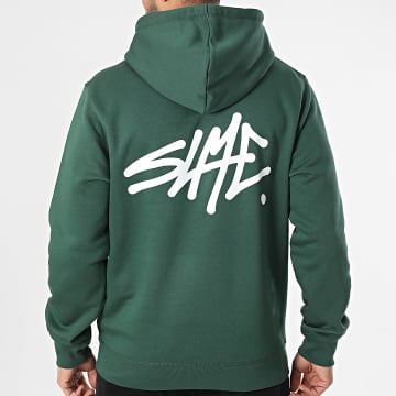 Sale Môme Paris - SLME Felpa con cappuccio verde bianco