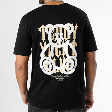 Teddy Yacht Club - Tee Shirt Oversize Large Street Roll Beige Negro