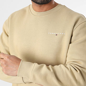 Tommy Jeans - Sweat Crewneck Linear 0249 Beige
