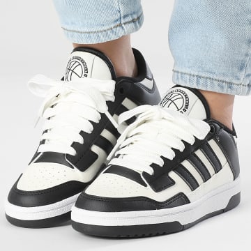Adidas Sportswear - Baskets Femme Rapid Court Low J JR0166 Core Black Cloud White Footwear White