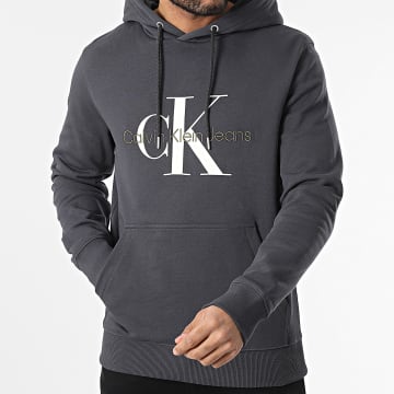 Calvin Klein - Sweat Capuche 0805 Gris Anthracite