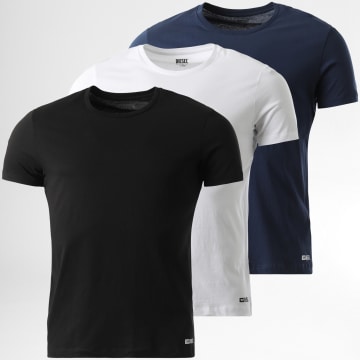 Diesel - Randal A17828-0LIAD Bianco Navy Nero 3 Tee Shirt Pack