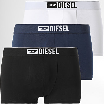 Diesel - Lot De 3 Boxers Damien 00ST3V-0GDAC Blanc Bleu Marine Noir