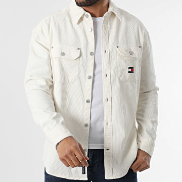 Tommy Jeans - Surchemise Cord 0671 Blanc