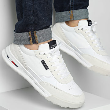 Tommy Hilfiger - Baskets Retro Runner Mix 5371 White