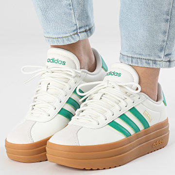 Adidas Sportswear - Baskets Femme VL Court Bold JQ7832 Core White Court Green Gold Metallic