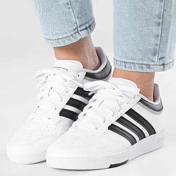 Adidas Sportswear - Baskets Femme Hoops 4.0 J JI3471 Cloud White Core Black Chalk White