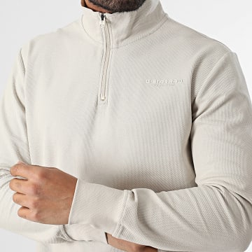 G-Star - Sweat Col Montant Zippé D26452-D617 Beige