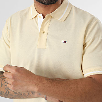 Tommy Jeans - Polo Manches Courtes Tipped 0745 Beige