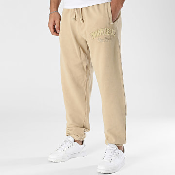 Tommy Jeans - Pantalones de chándal Relaxed Vintage Varsity 0279 Beige