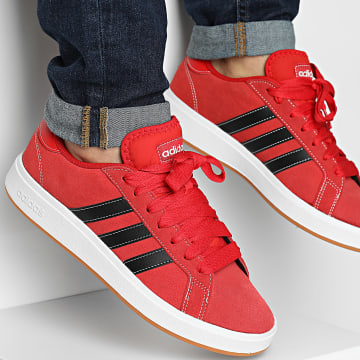 Adidas Sportswear - Baskets Grand Court Base 00s JQ2718 Better Scarlet Core Black Gum