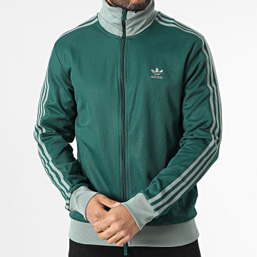 Adidas Originals - Veste Zippée A Bandes Beckenbauer JP2520 Vert