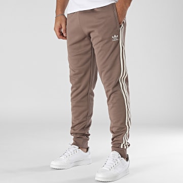 Adidas Originals - Pantalon Jogging A Bandes SST JP2518 Marron