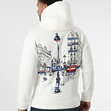 ADJ - Sweat Capuche Blanc