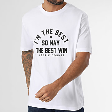 Angle Mort - I Am The Best - Maglietta oversize bianco nero