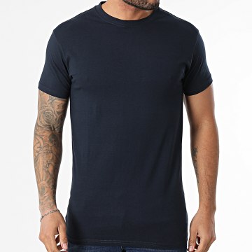 Black Industry - Maglietta blu navy