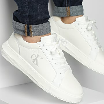 Calvin Klein - Zapatillas Chunky Cupsole 1253 Bright White Creamy White
