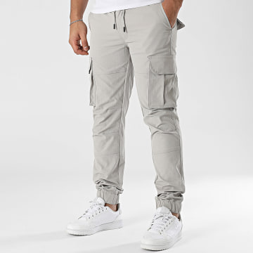 John H - Pantaloni cargo grigi
