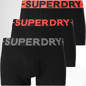 Superdry - Lot De 3 Boxers M3110450A Noir