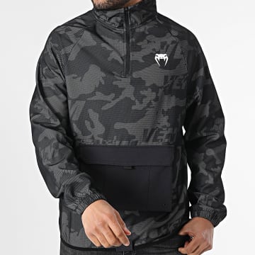 Venum - Trooper 05355 Negro Gris Carbón Sudadera Cuello Cremallera