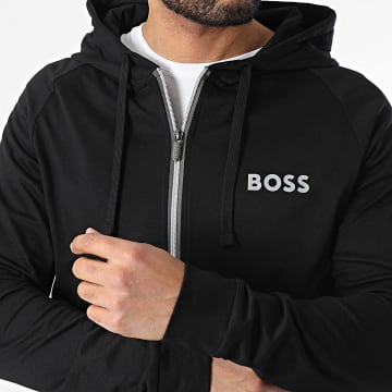 BOSS Sweat zippe HUGO à capuche en coton Daperol noir Noir - Vêtements BOSS Sweat zippe HUGO à capuche en coton Daperol noir Noir - Vêtements