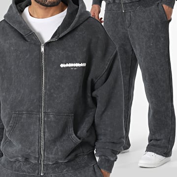 Ikao - Ensemble De Survetement Gris Anthracite