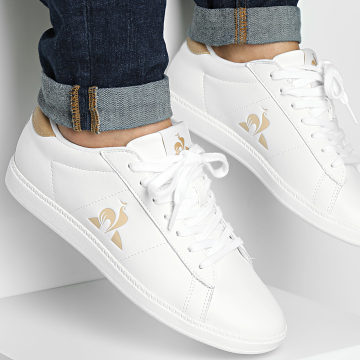 Le Coq Sportif - Courtset 2 Zapatillas 2510346 Optical White Tan