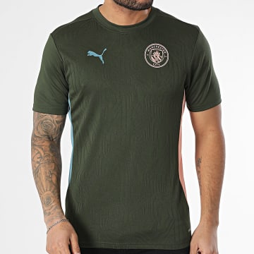Puma - Maillot De Foot Manchester City FC Training 777521 Vert Kaki