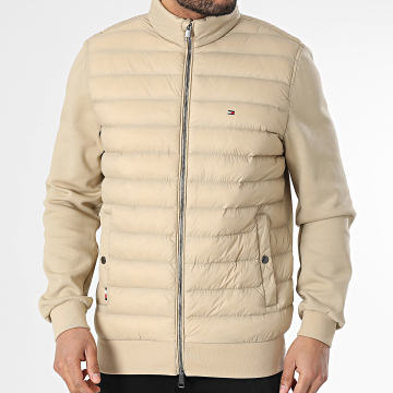 Tommy Hilfiger - Veste Zippée Media Stand Collar 7461 Beige