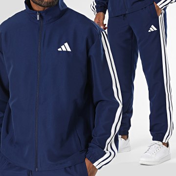 Adidas Sportswear - Ensemble De Survetement A Bandes 3 Stripes JC5391 Bleu Marine