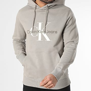 Calvin Klein - Sudadera con capucha 0805 Gris