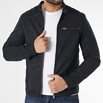 Jack And Jones - Veste Zippée Dylan Bleu Marine
