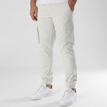 Only And Sons - Cam Stage Cargo Broek Licht Grijs