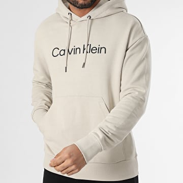 Calvin Klein - Hero Logo Comfort Sudadera con capucha 1345 Beige