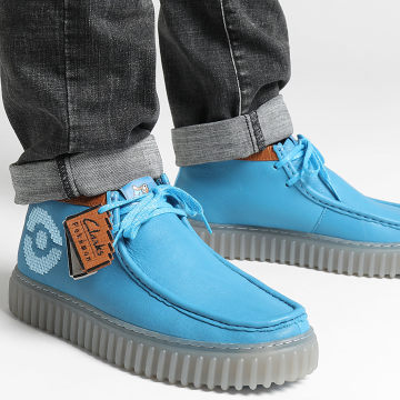 Clarks - Torhill Esplora Pokemon Tortank Scarpe in pelle blu