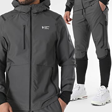 Comme Des Loups - Ensemble De Survetement Jump Gris Anthracite