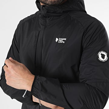 Comme Des Loups - Veste Zippée Capuche Bolt Noir
