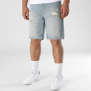LBO - Destroys 3695 Pantalones cortos vaqueros relaxed denim azul