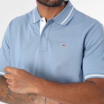 Tommy Jeans - Polo Manches Courtes Tipped 0745 Bleu Clair